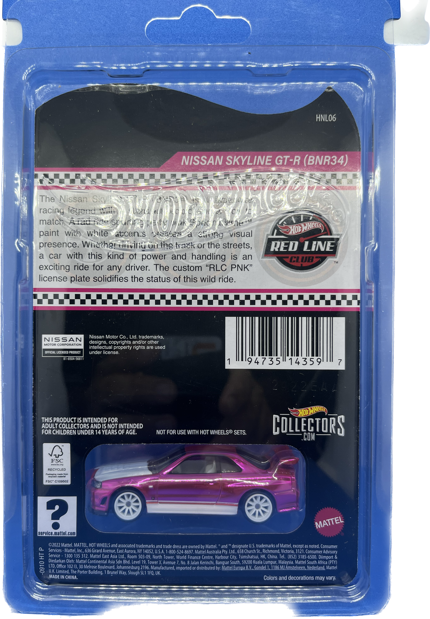 Red Line Club - Nissan Skyline GT-R (BNR34)