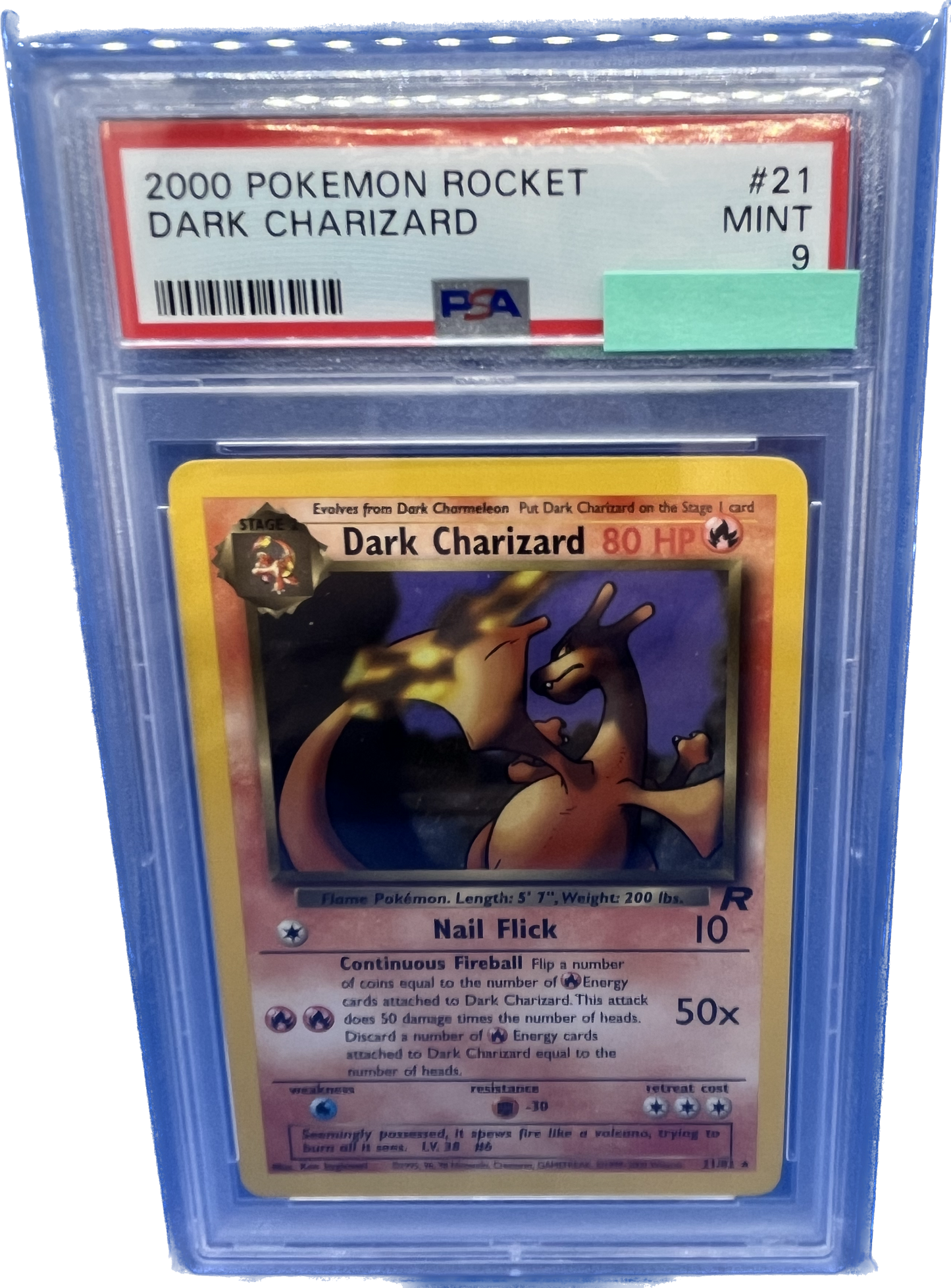 PSA 9 Dark Charizard