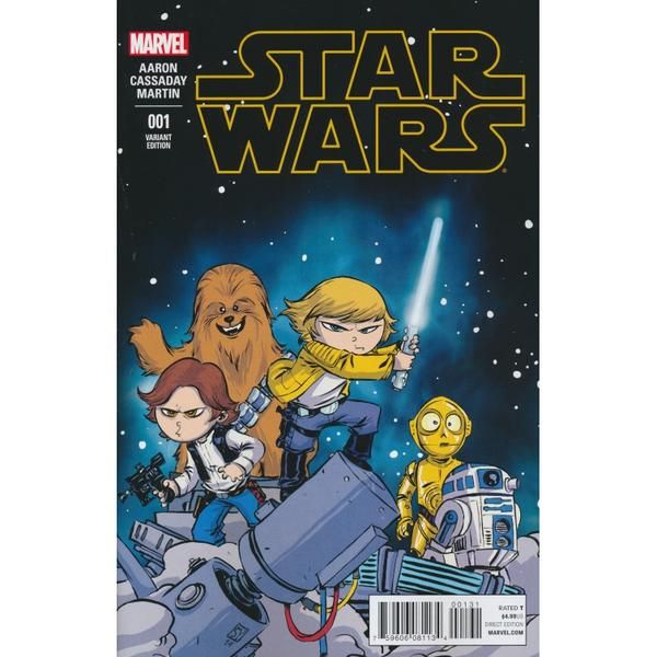 Set of 3 Skottie Young #1 Star Wars Comics (See Description)